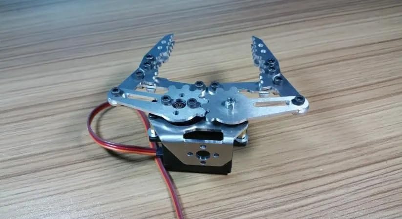 Metalowy robot zacisk pazurowy chwytak mechaniczny mechaniczny chwytak zaciskowy z serwomechanizmami 180 stopni dla Arduino projekt DIY MASZYNA części do zabawek(Claw no servo)