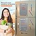 LCPCX Magnetic Calendar for Refrigerator，Fridge Calendar for Weekly Calendar Set， Includes 6 Dry Erase Markers, 1 Towel,8 Magnetic Column Silicone Pads，House Must Haves