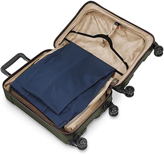 Briggs & Riley International 21" Carry On Spinner - Luggage for Travel, Suitcases with Wheels, Hardside Rolling Bag for Men & Women, Self-Repairing Zipper - Torq Collection, Hunter Green