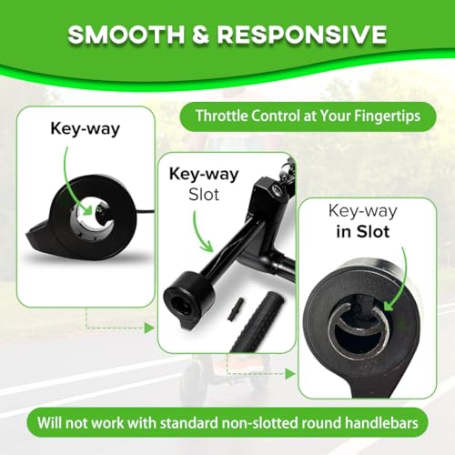 Image of GXL V2 Thumb Throttle Accelerator for Gotrax Electric Scooter Apex LE XL Pro 2 Wheels Vehicle Accelerator Speed Control Replacement for Gotrax E-Scooter Controller Parts with 3 Pin Female Connector