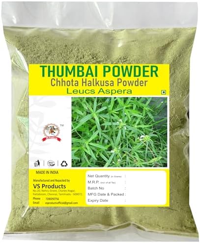 Thumbai Powder, 900g, Leucas Aspera, Madhupati, Goma, Dronapushpi, Chota Halkusa Powder, (Pack of 9 X 100g)