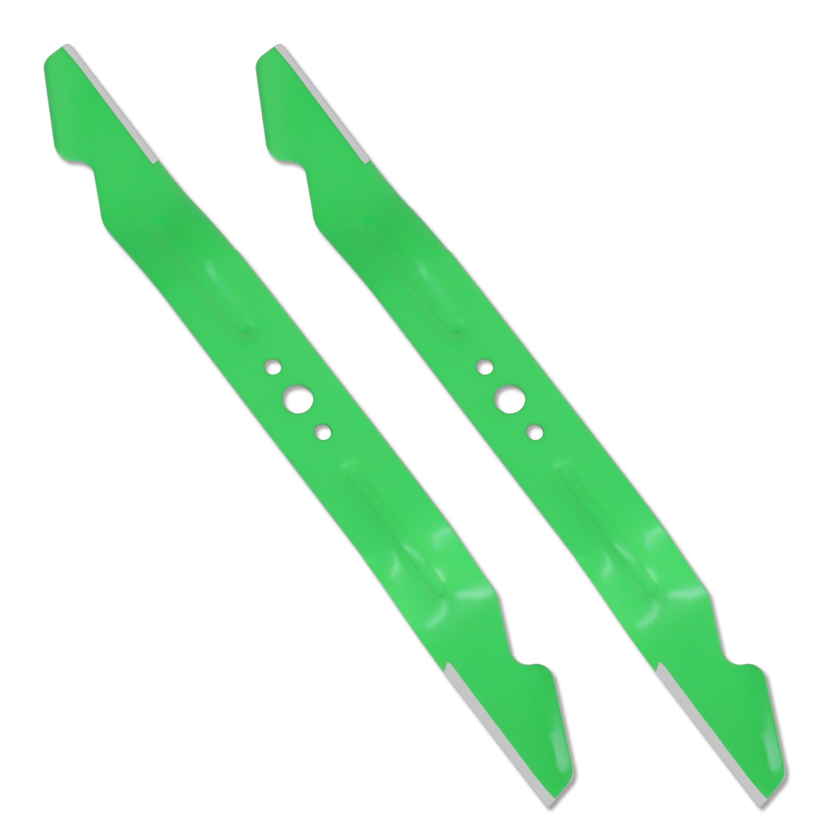 Ketofa Paquete de 2 cuchillas de repuesto para cortacésped AB2100 para modelos EGO Power+ de 56 V – Mulching, embolsado y descarga lateral 3 en 1, color verde