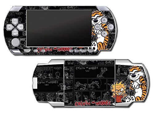 Calvin and Hobbes Comic Tiger Video Game Vinyl Decal Skin Sticker Cover for Sony PSP Playstation Portable Original Fat 1000 Series System