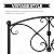 Outsunny 3.3FT Metal Arch Zen Garden Bridge with Safety Siderails, Decorative Footbridge, Delicate Floral Scrollwork for Stream, Fish Pond, Black