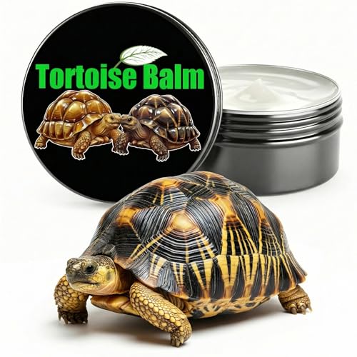 KR. LIF Tortoise Shell Conditioner Balm – 2.6 Oz Shell Care Cream for Sulcata, Hermann, Russian & Baby Tortoise – Moisturizer for Dry Shell & Skin