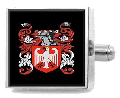 Pasador de corbata con escudo inglés de Fithian England grabado