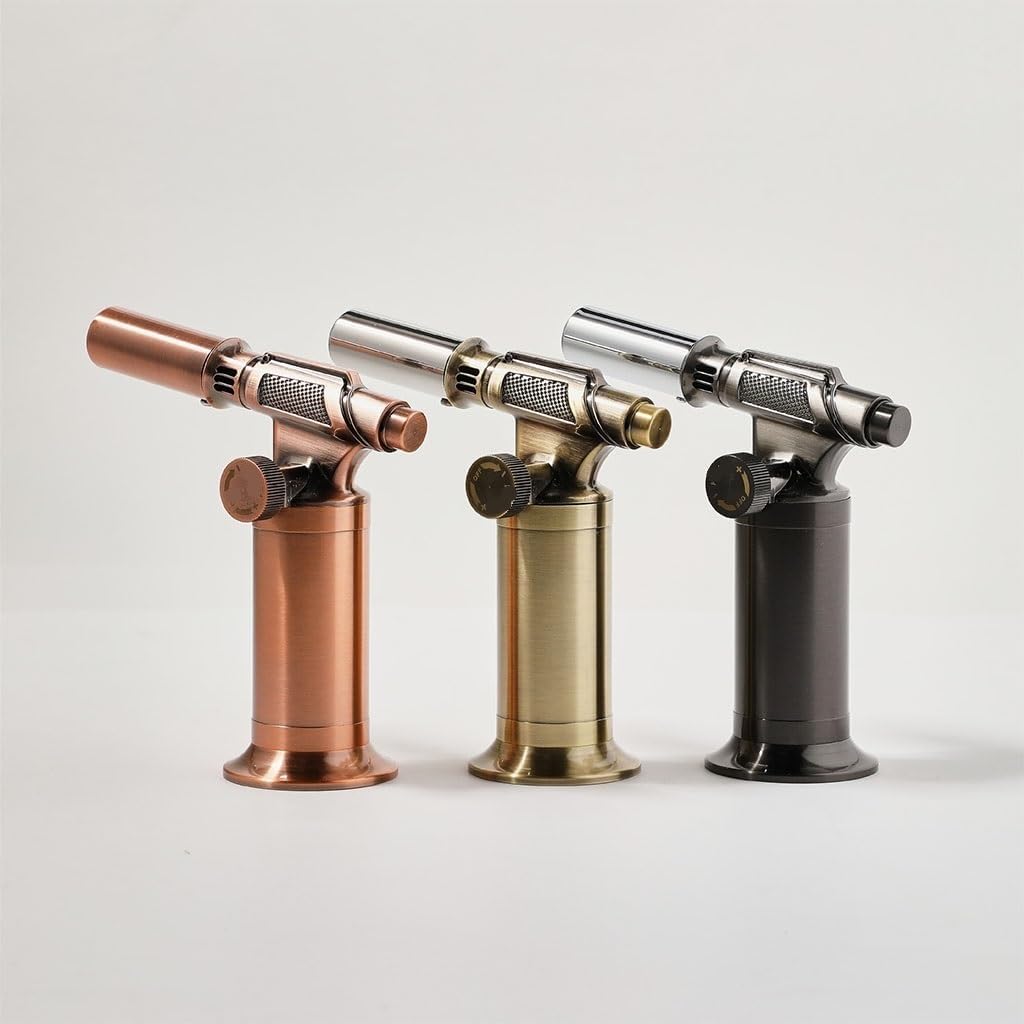 Butane Windproof Kitchen Torch Copper Lighter