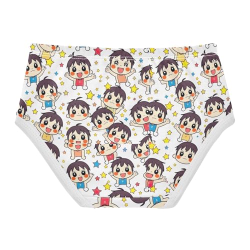 Joisal Cute Cartoon Characters Starts Cute Panties Girl Toddler Girls Underwear Cotton Designer Undies Kids Briefs 2t2