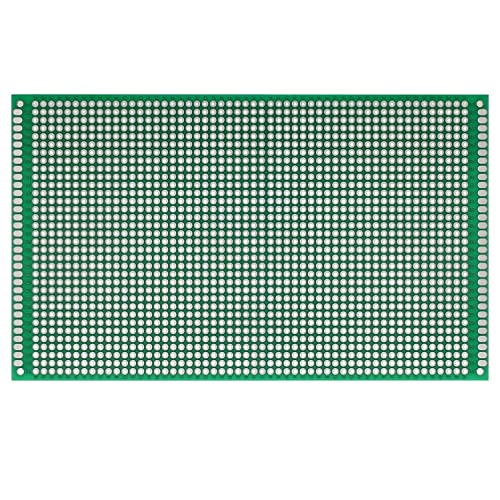 Lampvpath (Pack Of 2) Pcb Prototype Board, Double Sided Pcb Proto Board For Diy Solder Breadboard, 9Cm X 15Cm(3.543" X 5.906") Universal Printed Circuit Board #TOP4