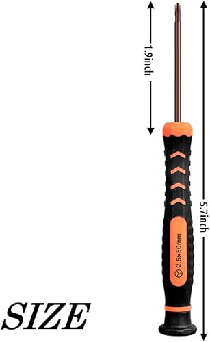 Miniatura 3 de TECKMAN Destornillador Triwing Y0 de 0.098 in para Nintendo Wii U, mando a distancia Wii y mando clásico, Gameboy Advance, DS y DS Lite