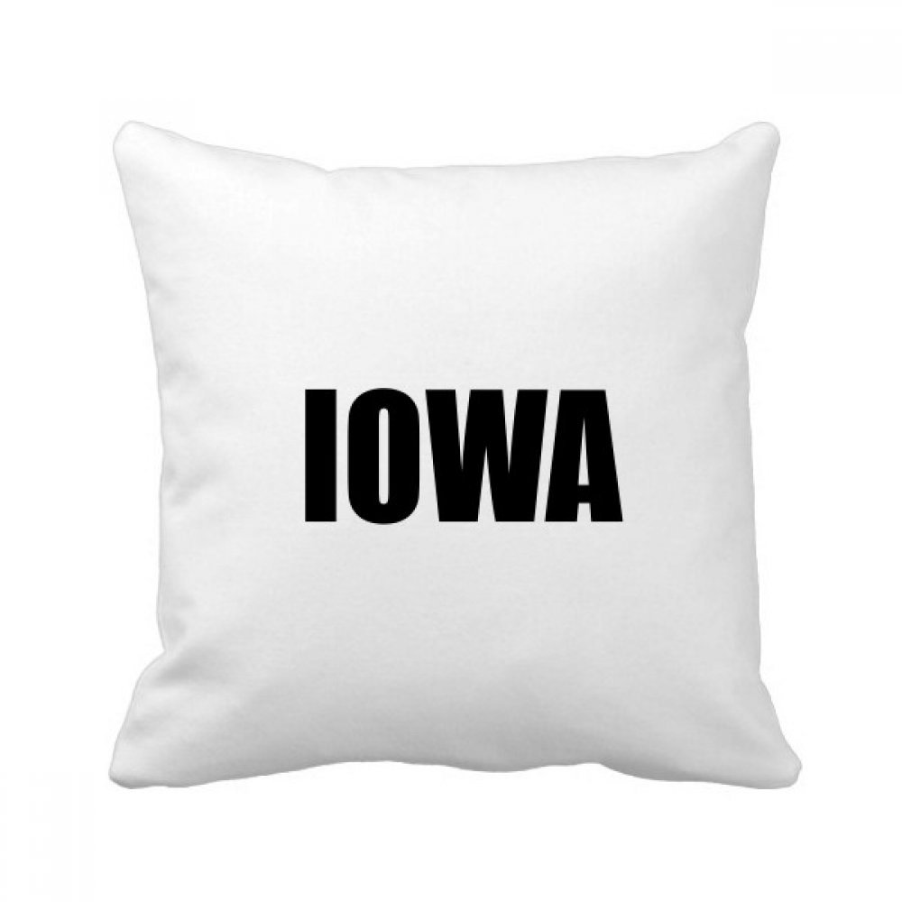 Coussin carré avec insert de canapé multicolore 40x40 cm motif Iowa Ville pour maison