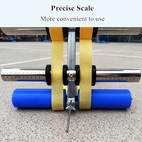 Basketball Court Tape Marking Machine with Drawing Circle Kit - Line Striping Machine for Creating Custom Lines and Circles on Playing Fields