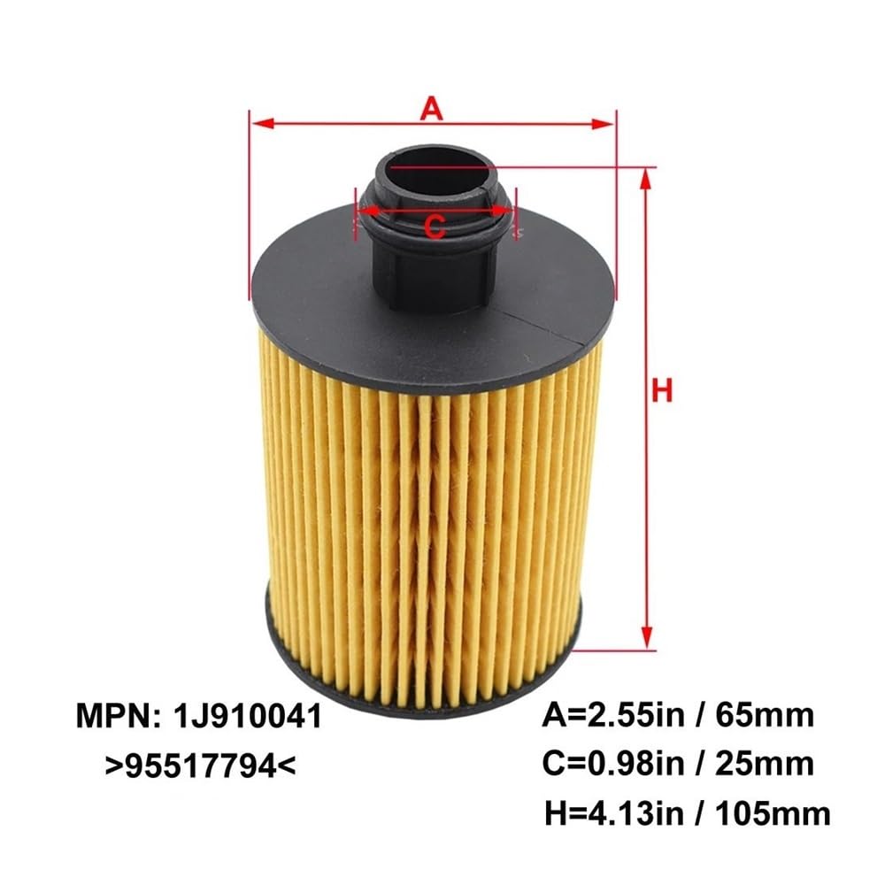 Para Malibu Para Zafira Para Tourer C 2012 2013 2014 2015 2016 2017 2018 2019 2.0 D 5 Piezas Accesorios Para Automóviles Filtro Aceite Filtros De Motor