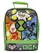 Bioworld Ben 10 Omnitrix Alien Force Insulated Dual Compartment Lunch Bag Tote For Hot And Cold Food, Drinks, And Snacks 10