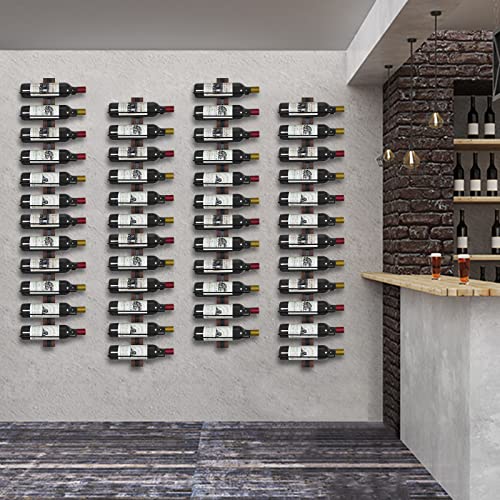 B4Life Wine Rack Wall Mounted, Wall Wine Rack For 12 Wine Bottles Wood Wine Racks For Wall, Wine Holder Wall Mounted Wine Bottle Racks For Kitchen,Dining Room,Bar #TOP4