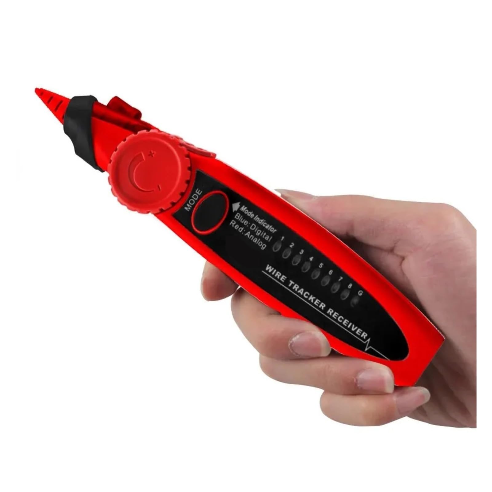 Tester for Cavi di Rete Multimetro Test Traccia Cavo LAN Lunghezza Misurazione Sensibilità Tracciante Linea Regolabile Leggero E Portatile(ET616)