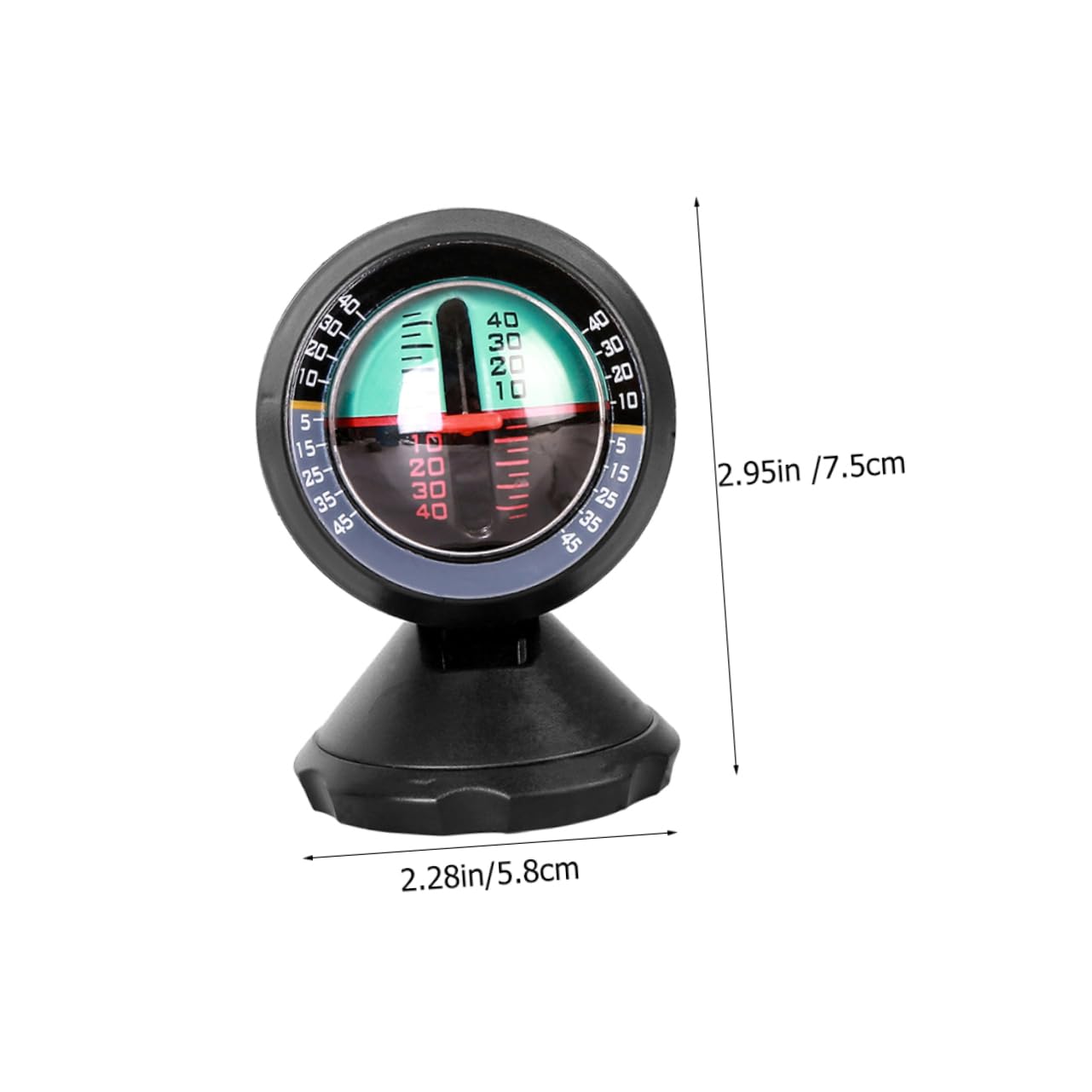 SUPVOX Slope Indicator Gauge Compact Vehicle Inclinometer for Outdoor Use Accurate Slope Measuring Tool Lightweight Display for Off- Outdoor Exploration