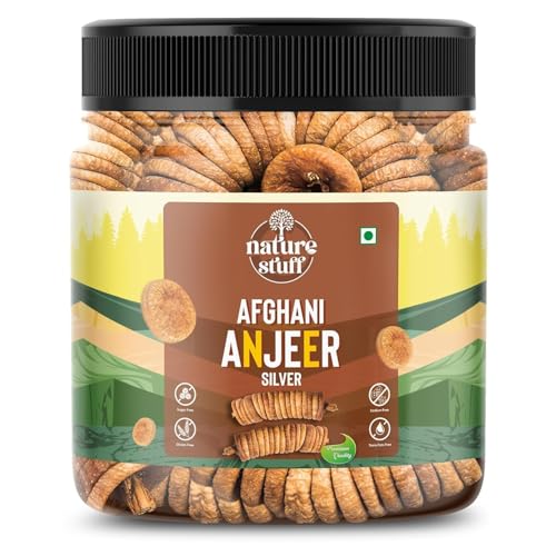 Image of Afghani Anjeer 100g Soft and Juicy Dry Figs | Big Size Natural Sweet Dried Figs | Suitable For Snacking Cooking Sweets Milkshakes
