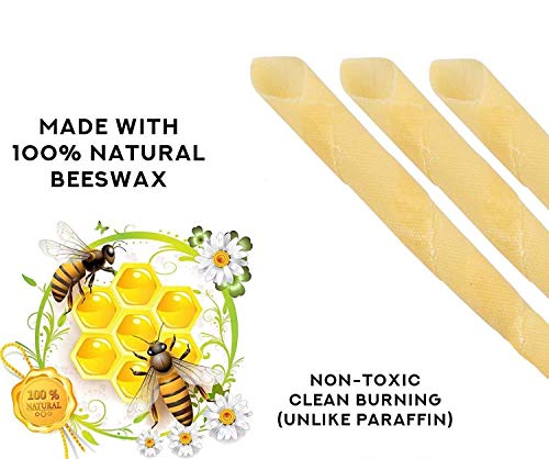 image for BarMeer Ear Candling-Organic Natural Beeswax Candle Sconces Aromathera