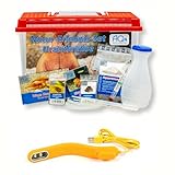 Triops Natur-Erlebnis-Set Urzeitkrebse Premium mit LED, 2,5 l Aufzuchtbecken, Urzeitkrebseier, Zubehör, Aktivboden, Futter und Anleitung