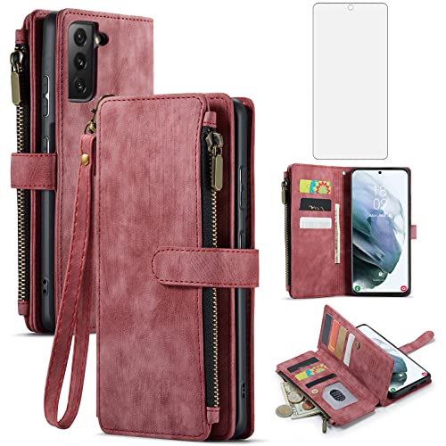 Vitre protection Samsung S21 5G et coque clapet pour éviter les casses