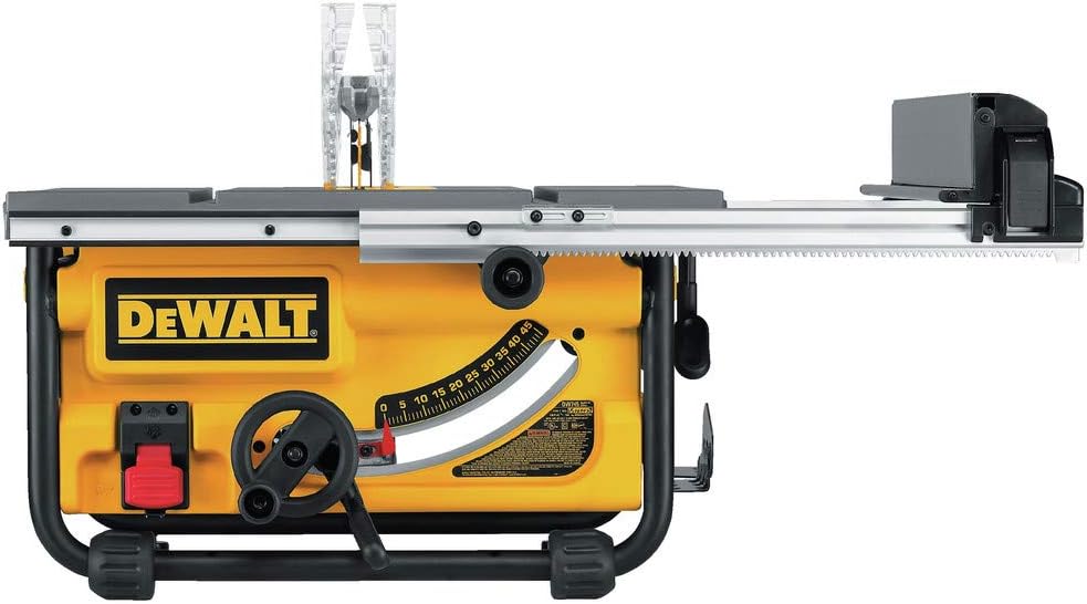 DEWALT DW745S Compact Job Site Table Saw with Folding Stand