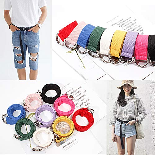 100 Pieces 1 Inch Metal D Ring Buckles D-Ring Loop for Sewing Keychains Belts and Dog Leash Hand DIY Accessories, 4 Colors - Thumbnail 6