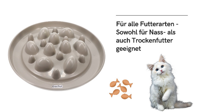 Anti-Schling-Napf Für Hunde & Katzen – Aus Silikon, Mit Saugnapf, Verlangsamt Das Fressen, Spülmaschinenfest