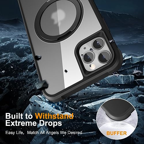 Image of Compatible with iPhone 11 Pro Max Case with Stand 6.5 inch,Black