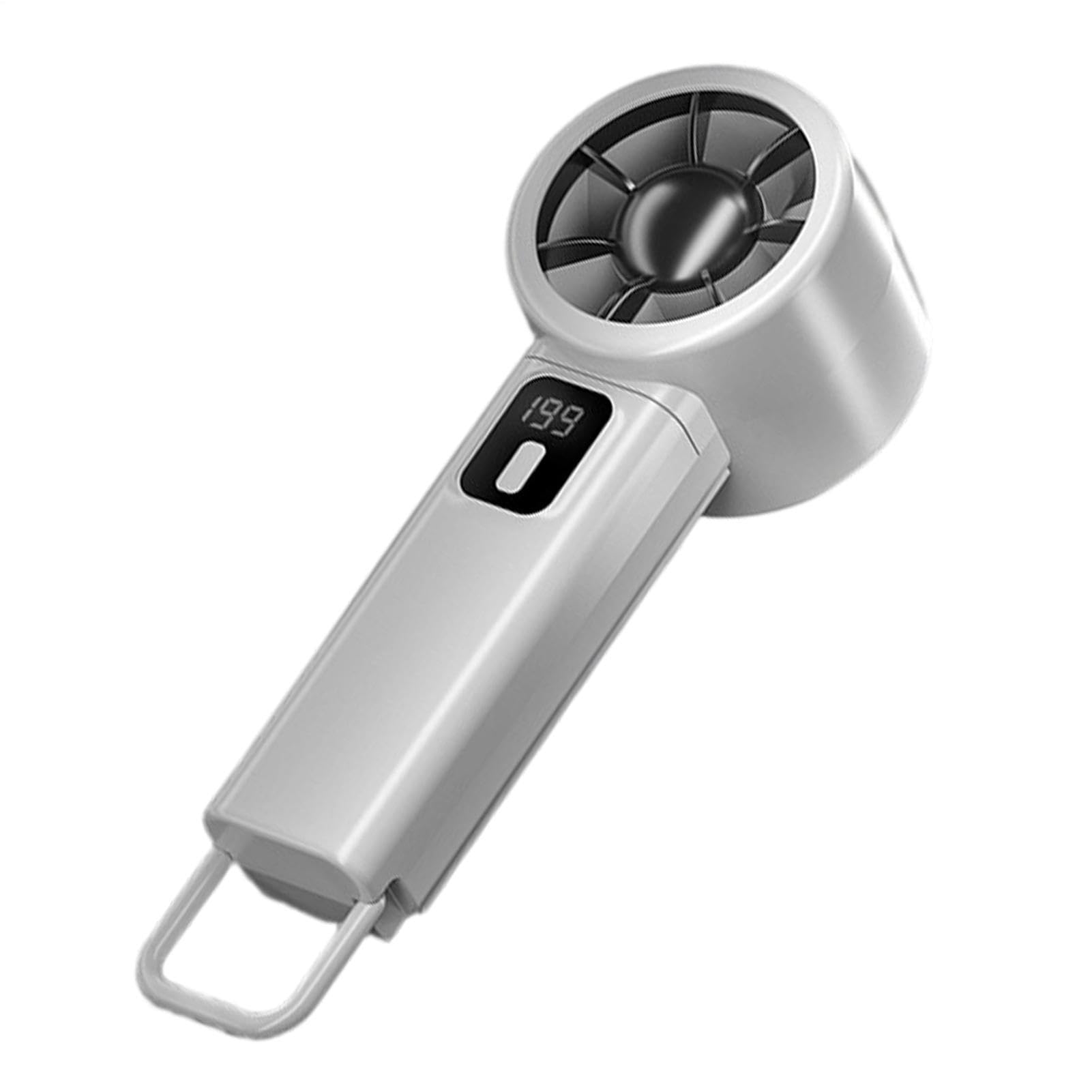 Ventilateur à main portable et pliable rechargeable USB avec 5 vitesses de ventilation