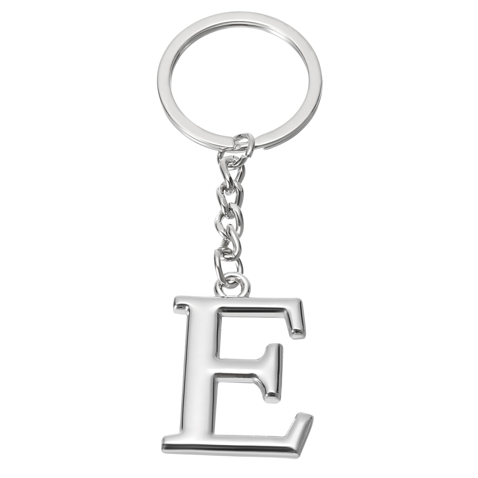 PATIKIL Initiële Letter Sleutelhanger, Letter R Sleutelhanger DIY Hanger Sleutelhanger Tas Rugzak Decor Voor Mannen Vrouwen Party Geschenken Gunsten Zilver Zilver
