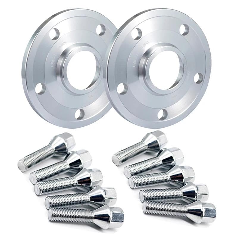 Entretoises Roues Voiture 5x120 72.6mm, Adaptateur Moyeu Bride Joint Central + Entretoise D'écrou Cosse Pour BMW E90 M1 M3 M6 E36 E65(S-15mm 45mmM12x1.5)