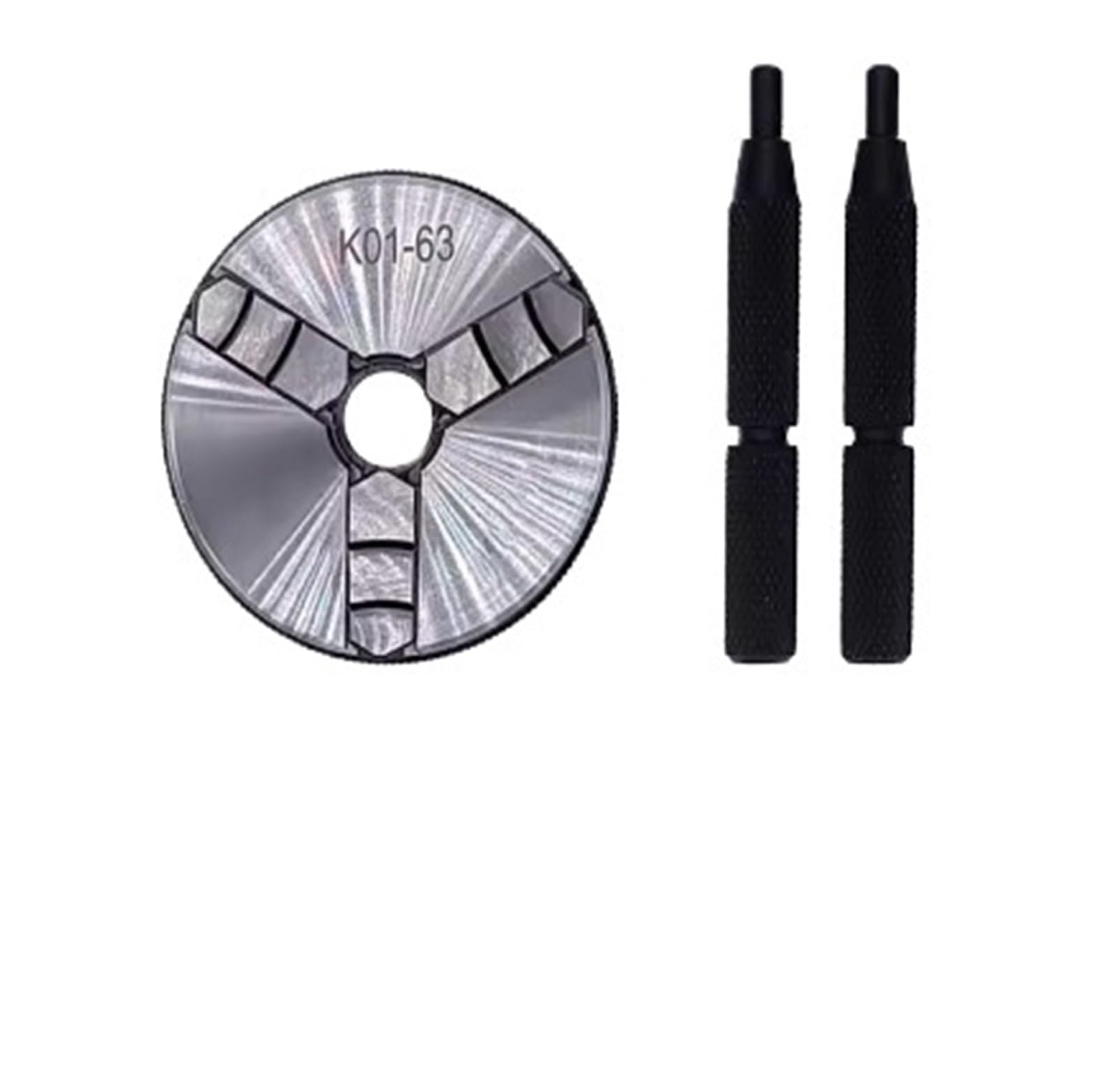 Iklaaqetbxps K01-63 Mini Lathe Chuck K01-50 63 80 3 Jaw Self-Centering