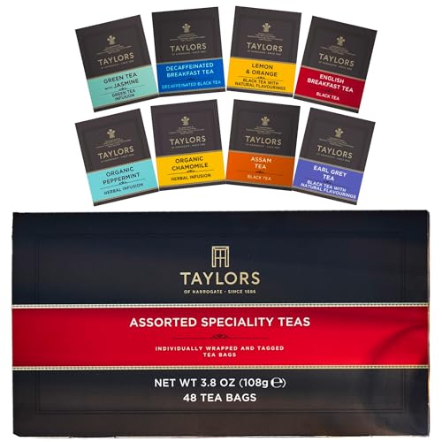 Taylors of Harrogate Assorted Speciality Tea Selection Box 48 Tea Bags