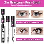 Brand Full Makeup Kit - 12 Eyeshadows, 8 Blushes, 3 Lipsticks, Mascara, Eyeliner, Brow Pencil, Foundation, Sponge, Makeup Bag & Brushes - Image 5