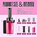 Ventray Essential Ginnie Juicer, Compact Small Cold Press Juicer, Masticating Slow Juicer with 60RPM Low Speed, Easy to Clean & Nutrient Dense, Eco-Friendly Packaging, Vibrant Pink