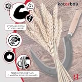 KOTARBAU® Półksiężyc okrągły sierp ogrodowy sierp ogrodowy kuty sierp sierp sierp kuty sierp kosy 235 mm