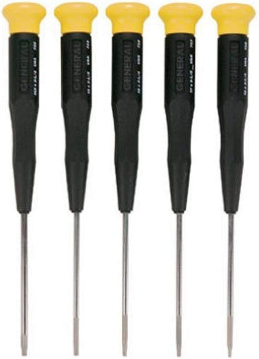 General Tools 711 Precision Ultratech Torx Screwdriver Set, 5-Piece