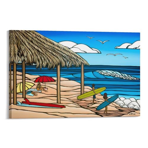 アート 油絵 ヘザーブラウン 絵画 風景画 ポスター プリント キャンバス 壁アート モダン ホーム装飾 画像 壁の絵 版画 ギフト16x24inch(40x60cm)