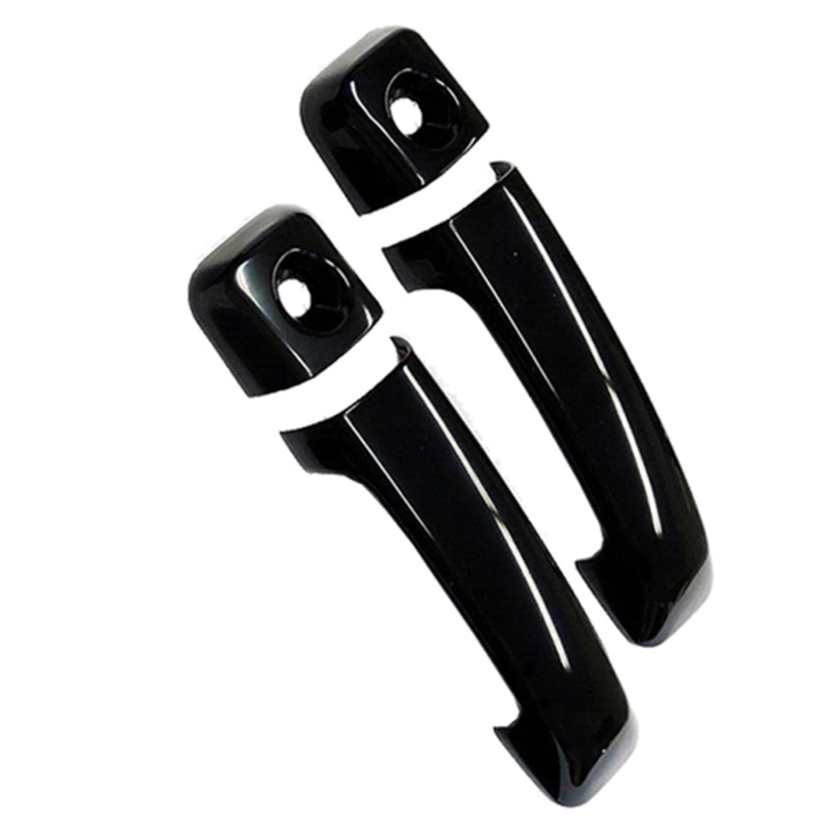 Autocollants de poignée de porte extérieure Toyota FJ Cruiser noir brillant XJ10