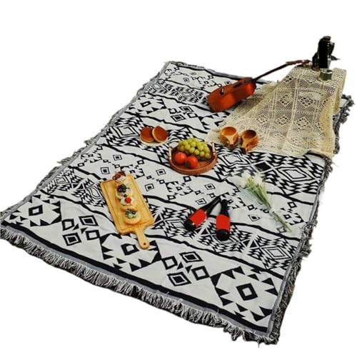 Picnic Blanket Outdoor Picnic Mat Thickened Camping Blanket Beach Landing Mat for Spring Excursion Trekking Picnic Mat (One Color 90 * 210cm)