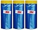 3M Automotive Best Masking Tape Painting, Tape and Drape Pre-Taped Masking Film (65 Feet ) (3 of Set(35.4 In))