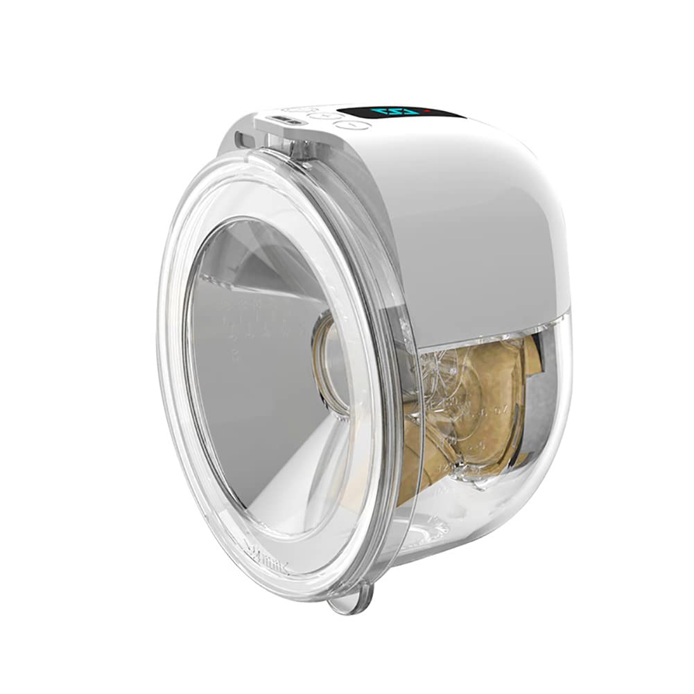 Wearable Electric Breast Feeding Pump Electric Breastfeeding Suction Milk Extractor Postpartum Supplies Accessories USB Powered Silent Hands-Free for Mother, Type 1