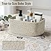 8 Pack Small Storage Baskets for Organizing, Woven Rope Bins for Bathroom, Closet, Shelf Organizer, Cute Cube Decorative Box for Towels, Baby Nursery, Toys, Gift Empty Baskets - 11.5