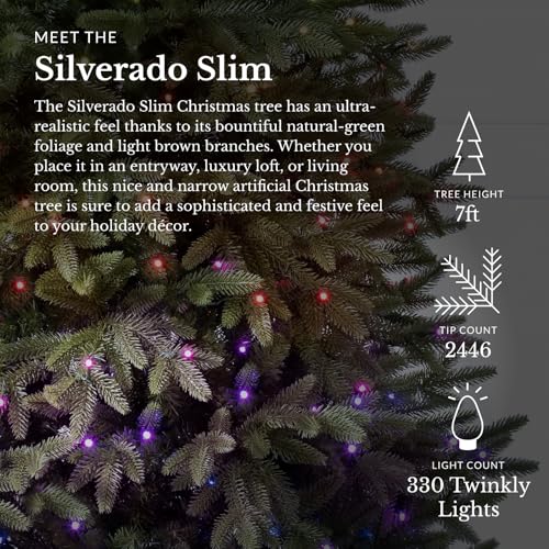 Balsam Hill Silverado Slim Artificial Christmas Tree thumb #1