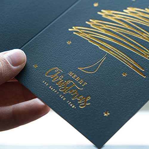 Cartes de Noël en vrac avec enveloppes : lot de 24 cartes de vacances