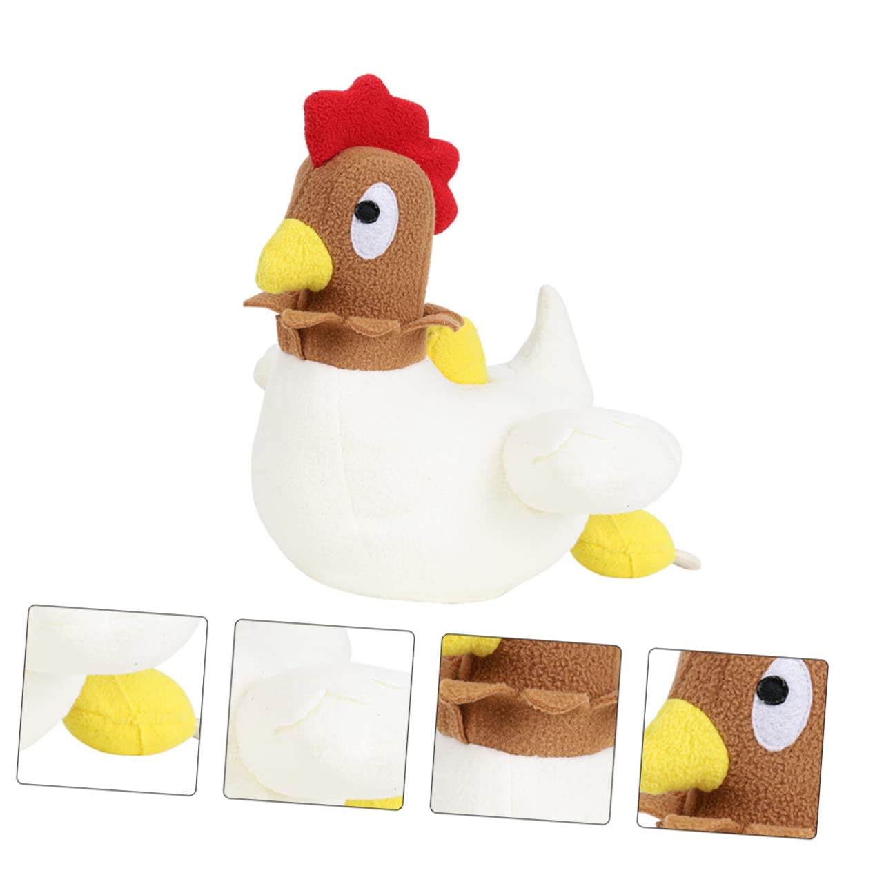 Kisangel 2pièces Jouet Peluche pour Chien Jouet De Décompression Intelligente avec Écoulement De Nourriture pour Animaux De Compagnie Design Drôle Et Attrayant