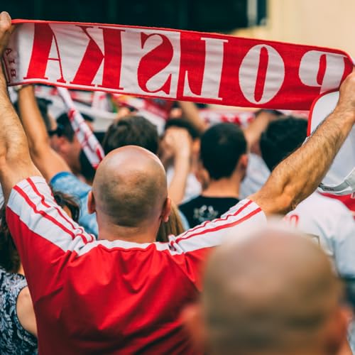 Polen Auto-Fan-Set 6-teilig | 2x Flagge | 2x Kopfstützenfahne | 2x Außenspiegel-Fahne Polska EM Fussball Flagge