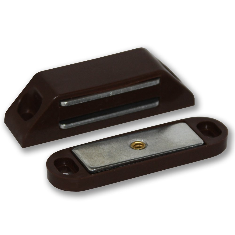Rkl Tools & Hardware Brown Heavy Duty Magnetic Catch Large - Holds Up To 8Kg (Pack Of 1)