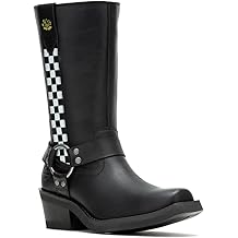 Women's Korsen Black 10" Waterproof Fashion Harness Boots D87296